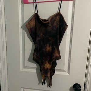 Shein Acid Wash Bodysuit